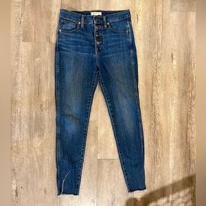 Madewell 10” High Rise Skinny Jeans